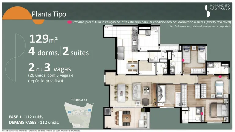 Imagem Apartamento com 2 Quartos à Venda, 69 m² em Jardim Caboré - São Paulo
