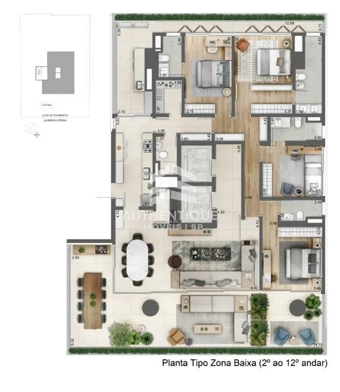 Imagem FACCES JARDINS - Apartamento à venda em São Paulo/SP