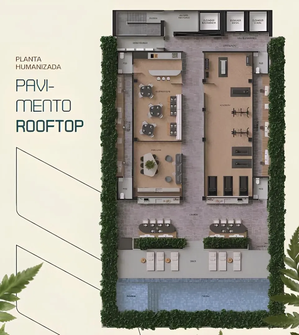 Imagem Flat moderno no Burj Lavie com lazer inovador, arquitetura sofisticada e localização privilegiada em Tambauzinho.
