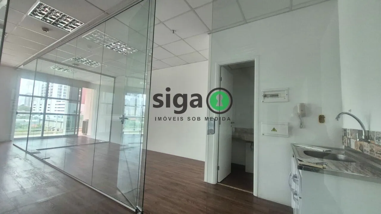 Imagem SALA COMERCIAL COM 154M² COM 4 VAGAS NO BROOKLIN