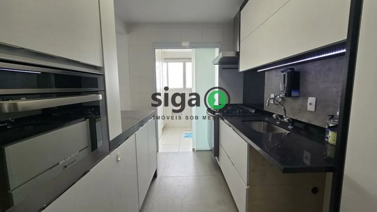 Imagem Brooklin - 105 m² - 2 dormitórios sendo 2 Suítes - Varanda Gourmet - Pronto para Morar