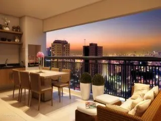 Imagem Apartamento de luxo no Centro de São Bernardo do Campo-SP: 3 quartos, 2 suítes, 3 banheiros, 2 vagas na garagem, 106m² - Condomínio Auge Home Resort.