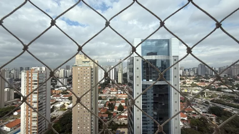 Imagem Apartamento de Luxo para Locação no Brooklin, São Paulo-SP: 2 Quartos, 2 Suítes, 3 Banheiros, 2 Vagas de Garagem, 95m² de Área.