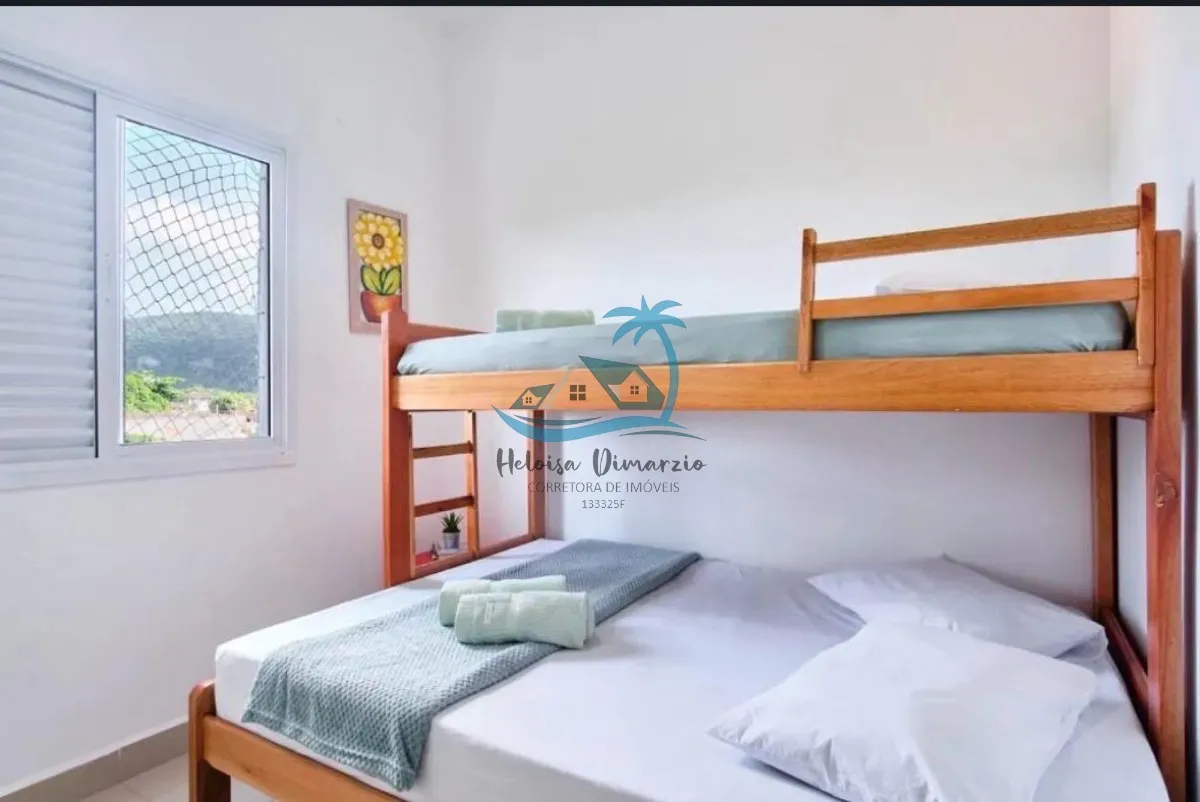 Imagem Apartamento MOBILIADO com 2 dormitórios à venda em Ubatuba a 700 metros da orla do Itaguá.