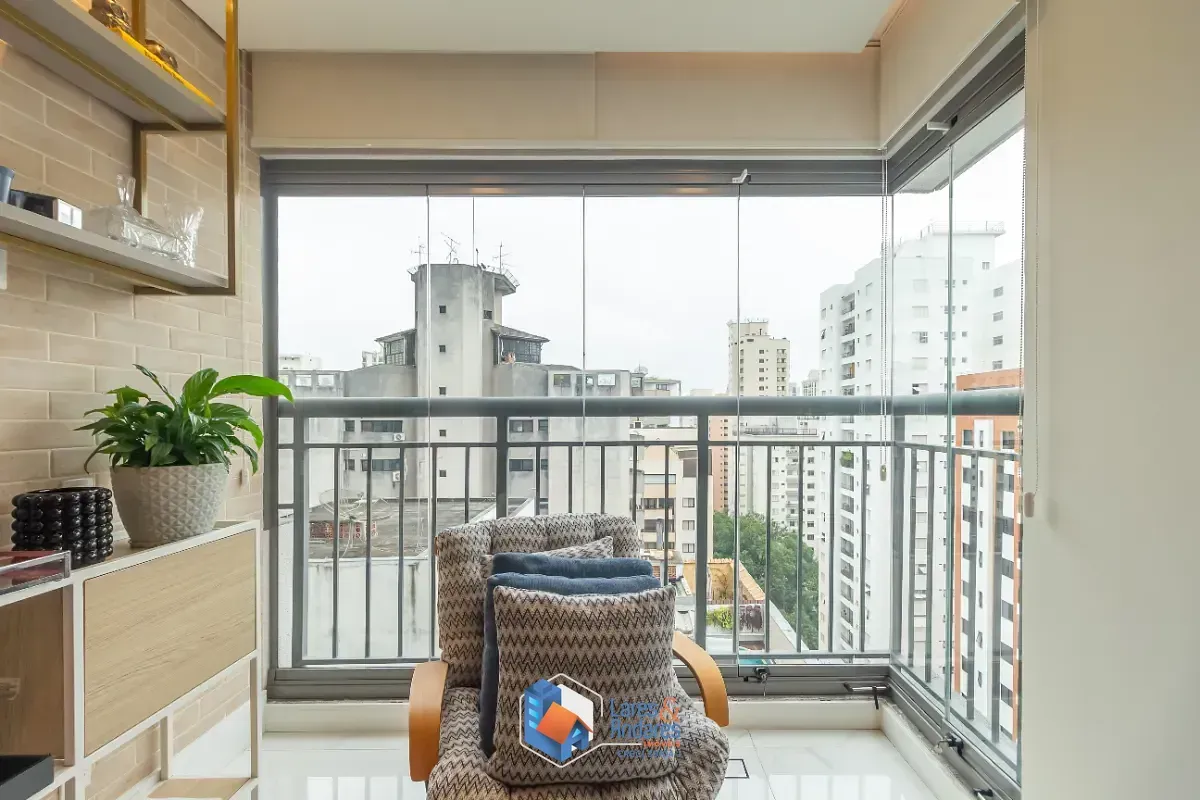 Imagem Apartamento para venda em Moema com 2 quartos, sendo 1 suíte, 54m²