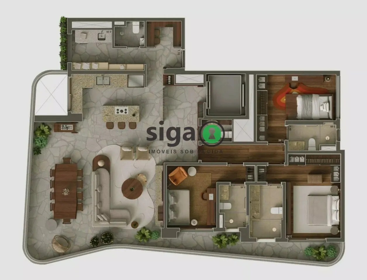 Imagem Apartamento para venda no Paraíso 03 suítes, São Paulo - SP