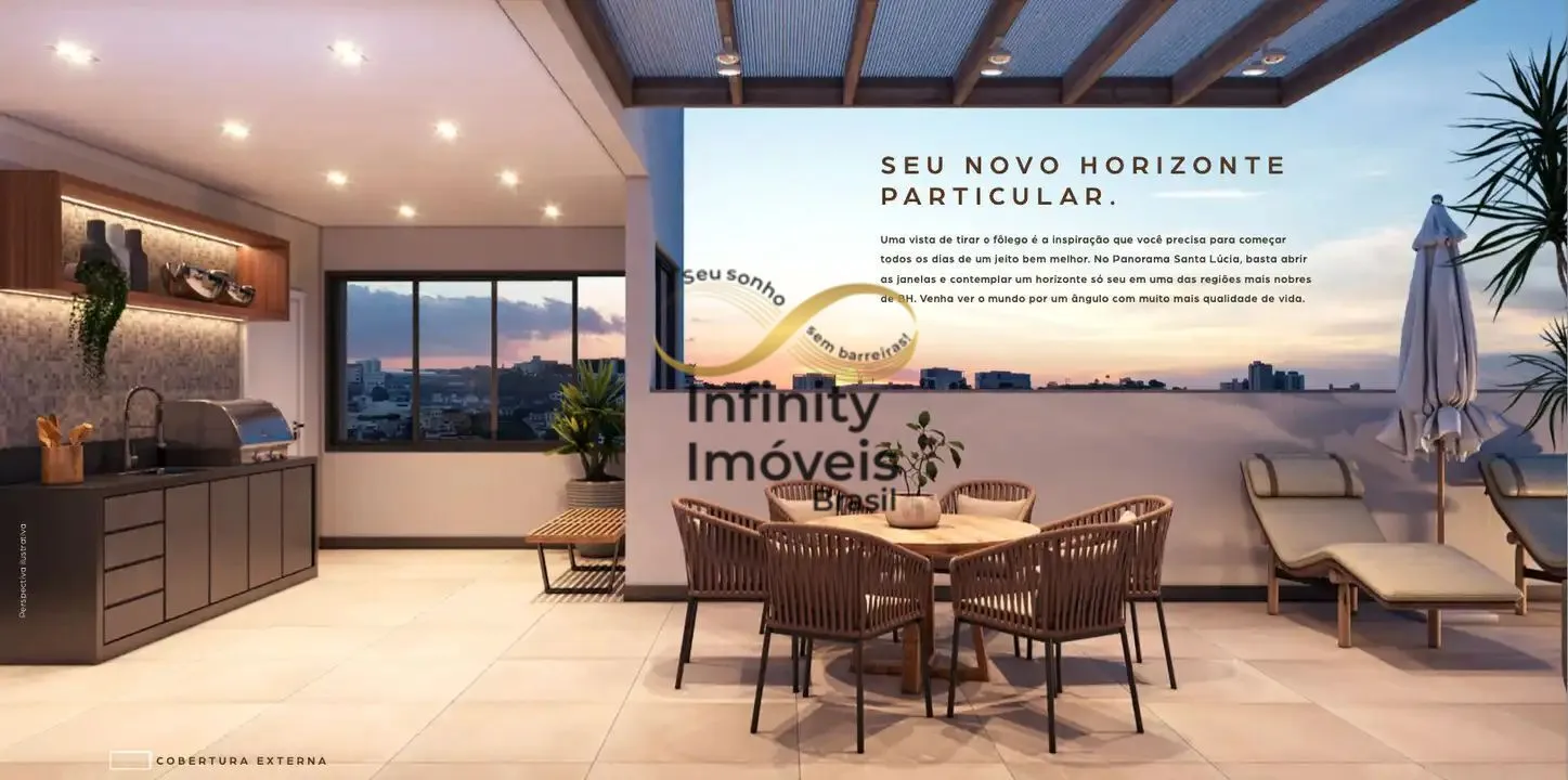 Imagem PANORAMA SANTA LUCIA - Apartamento à venda no bairro Santa Lúcia - Belo Horizonte/MG