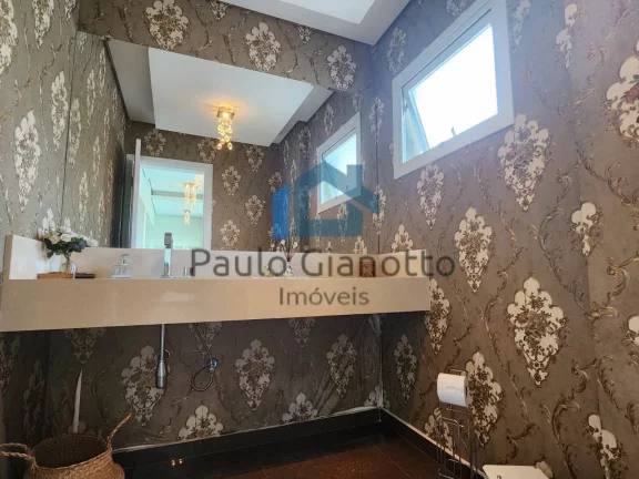Imagem Casa c/ cinema, beach tennis, sauna, piscina e porteira fechada!