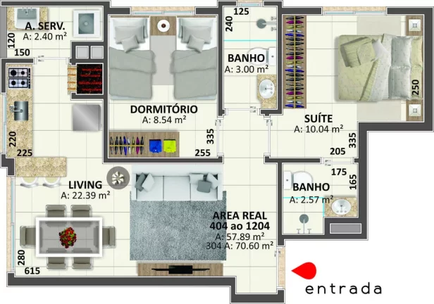 Imagem Maria de Luca Pellegrini - Apartamento à venda no bairro Navegantes - Capão da Canoa/RS