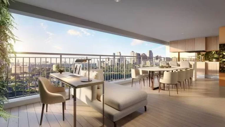 Imagem Apartamento de Luxo na Vila Anastácio, São Paulo-SP: 3 Quartos, 3 Suítes, 4 Banheiros, 2 Vagas de Garagem, 127m².