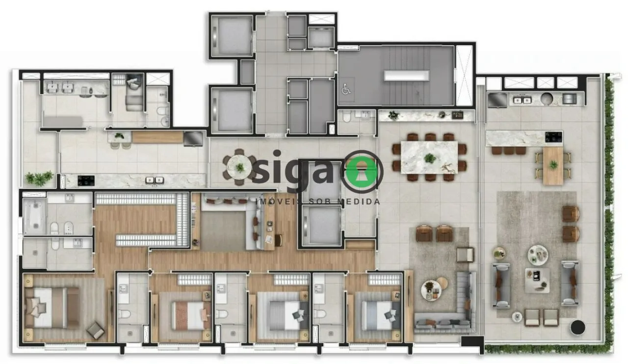 Imagem Apartamento para venda em Moema 04 suítes, São Paulo - SP