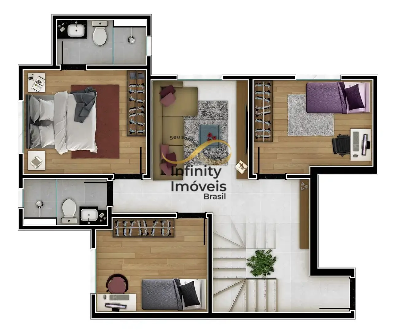 Imagem PLACE CAIÇARA - Apartamento à venda no bairro Alto Caiçaras - Belo Horizonte/MG