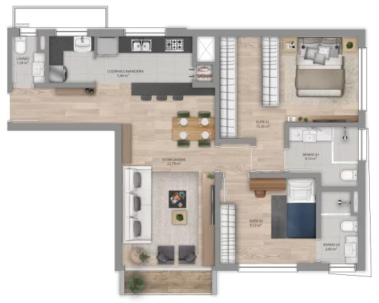 Imagem Apartamento à venda no bairro Bela Vista - Porto Alegre/RS