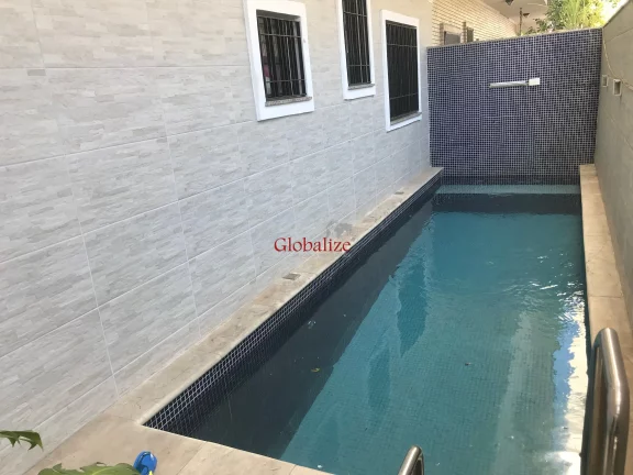 Foto do imóvel SOBRADO, 4 QUARTOS, 3 SUÍTES, 1 QUATRO DE EMPREGADA COM BANHEIRO, GARAGEM COBERTA, PISCINA E CHURRASQUEIRA
