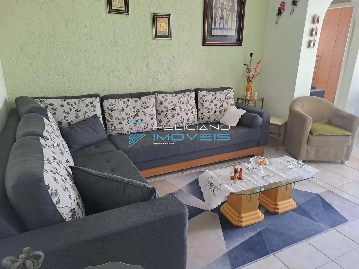 Imagem Apartamento com 2 dorms, Aviação, Praia Grande - R$ 598 mil, Cod: 4492