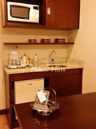 Imagem Flat disponível para venda no Transamérica Executive Chácara Santo Antônio, com 28m², 1 dormitório e 1 vaga