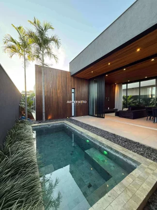 Imagem Casa de condomínio à venda, no Villa Piemonte, em Franca, Parque Universitário, com 3 quartos, 204m2