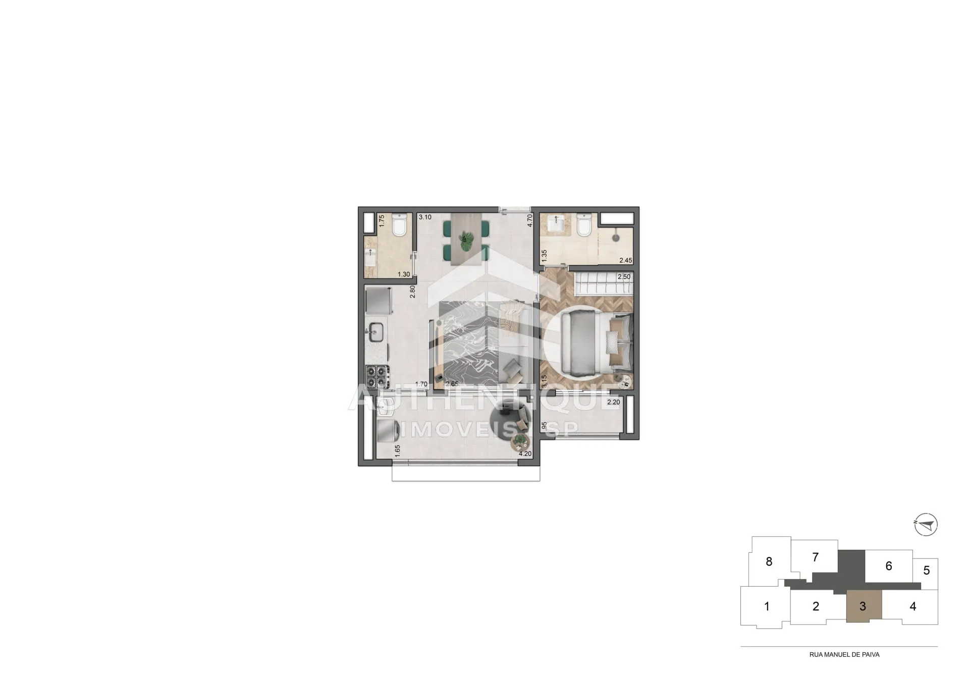 Imagem Quattri Cyrela Vila Mariana - Apartamento à venda no bairro Vila Mariana - São Paulo/SP, Zona Sul
