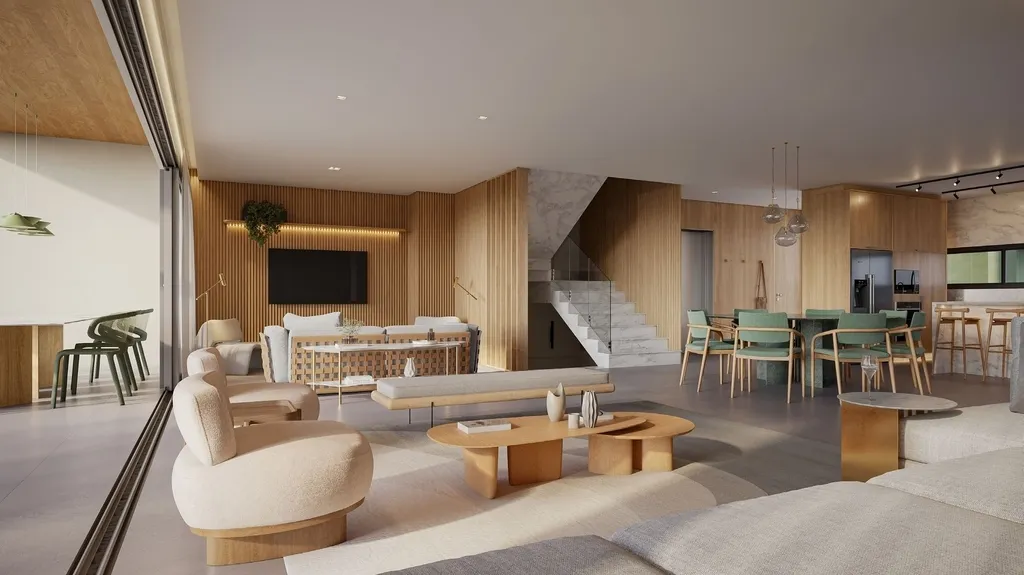 Imagem Um residencial que encanta tanto na arquitetura - com seu rooftop que permite o vislumbre panorâmic...