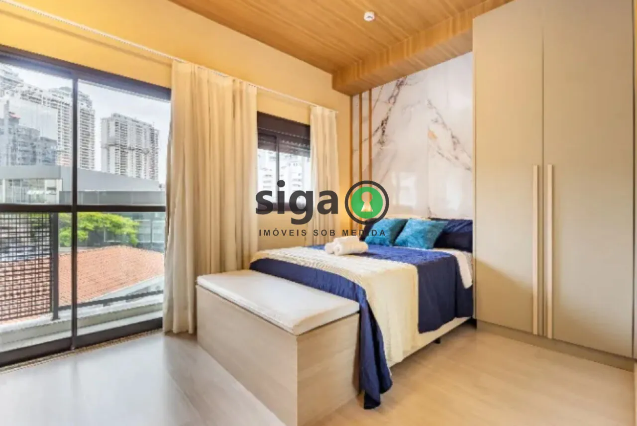 Foto do imóvel Apartamento de 27m² mobiliado à venda no Brooklin