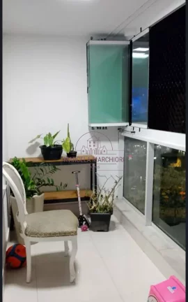Imagem Apartamento no Ed Sunset com churrasqueira privativa na varanda