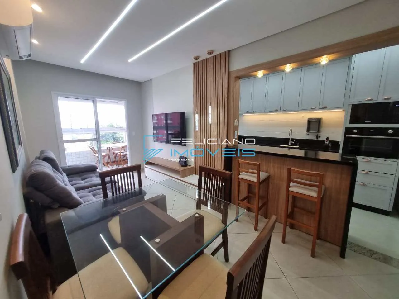 Imagem Apartamento com 2 quartos, Ocian, Praia Grande - R$ 635 mil, Cod: 7287