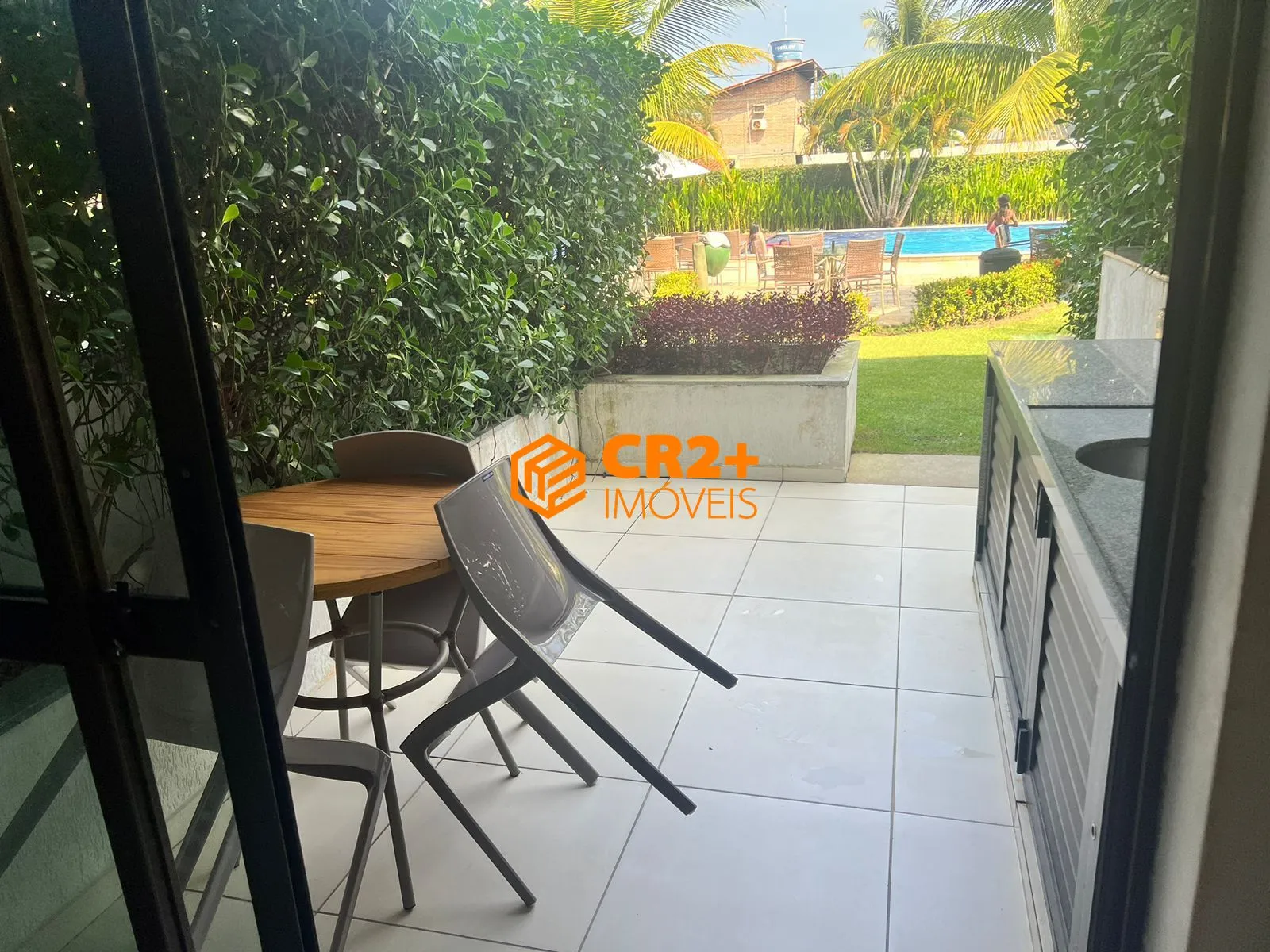 Imagem Vendo Flat 32m² em Porto de Galinhas MOBILIADO com Varanda gourmet no TÉRREO