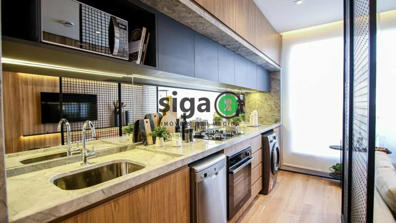 Imagem Blue Home Resort,apartamento de 38m² com lazer completo e sofisticação