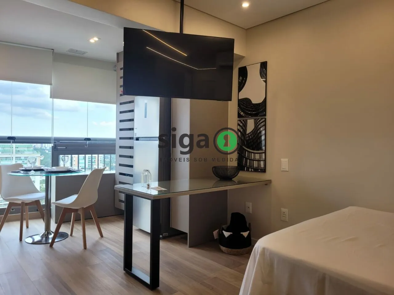 Imagem LOCAÇÃO de Apartamento Studio (MOBILIADO) ao lado Estação Brooklin do Metrô Linha Lilás