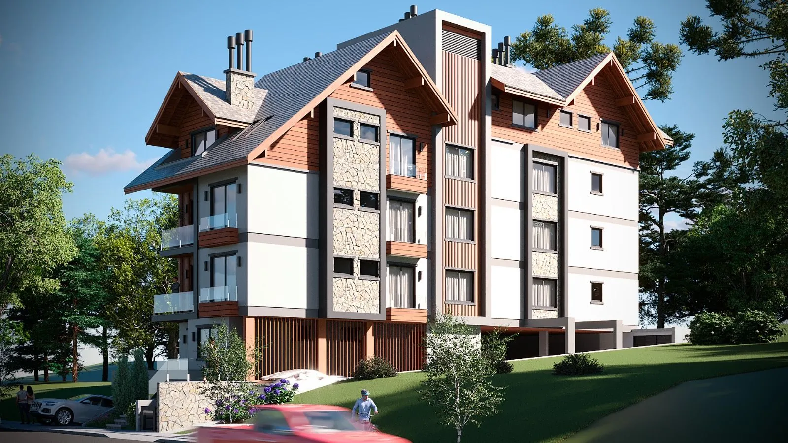 Imagem Apartamento à venda em Gramado, Centro, com 2 quartos, 94.05m2