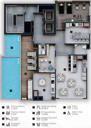 Imagem Andover Residence - Apartamento à venda no bairro Morretes - Itapema/SC