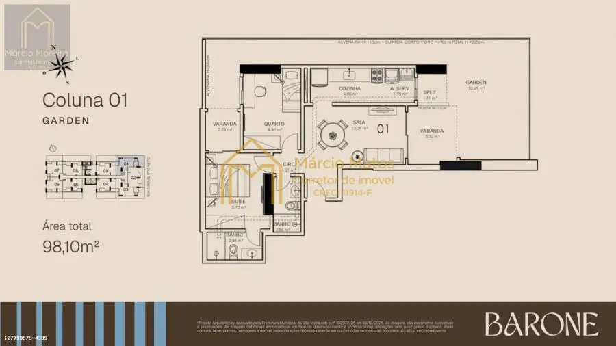 Imagem APARTAMENTO PARA VENDA EM VILA VELHA, JOCKEY DE ITAPARICA, 2 DORMITÓRIOS, 1 SUÍTE, 2 BANHEIROS, 1 VAGA