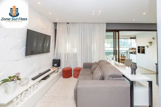 Imagem Lindo Apartamento à Venda No Campo Belo Com 2 Suítes e 2 Vagas - Varanda Gourmet