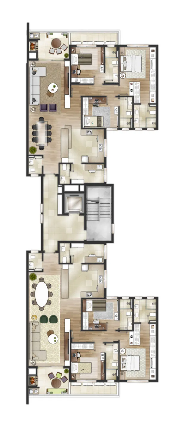 Imagem Apartamento à venda em Caxias do Sul, Exposição, com 3 quartos, 172.02m2