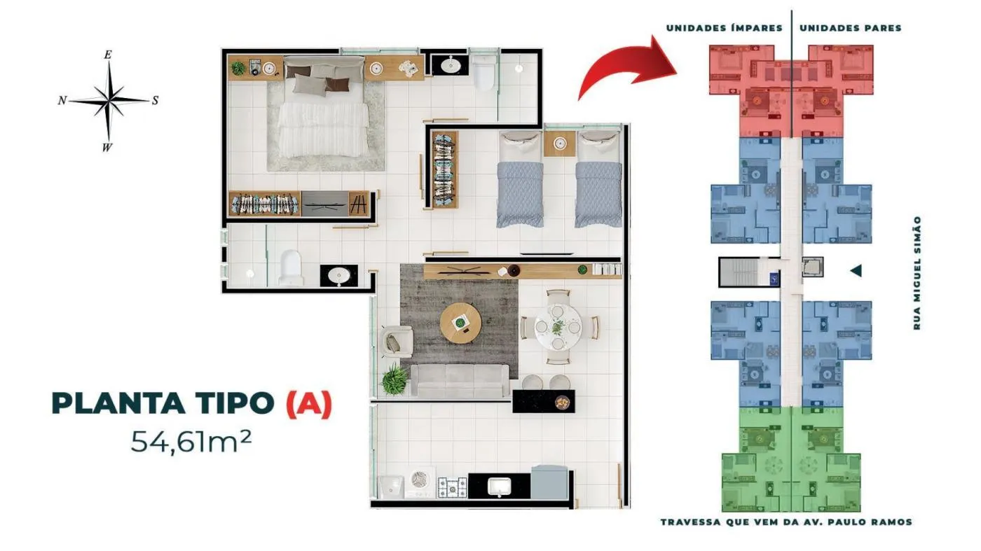 Imagem Apartamento em Timon a Venda, 2 quartos sendo uma suite