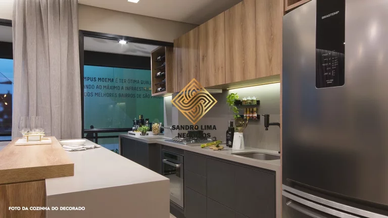 Imagem Apartamento 52,68m², 2 dormitórios sendo 1 suíte, varanda sem vaga à venda - Moema - Zona Sul - São Paulo / SP