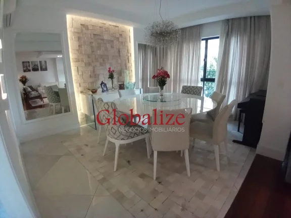 Imagem Apartamento a venda com 190m², 4 quartos, 3 suítes, dependência completa e 3 vagas na Vila Rica por R$1.900.000,00