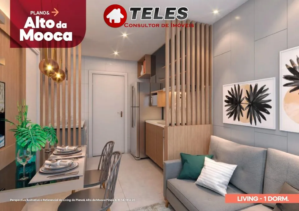 Imagem Apartamentos de 1 e 2 dorms. no alto da Mooca.