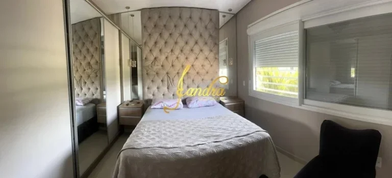 Imagem Casa térrea em condomínio fechado mobiliada e decorada 160m2
