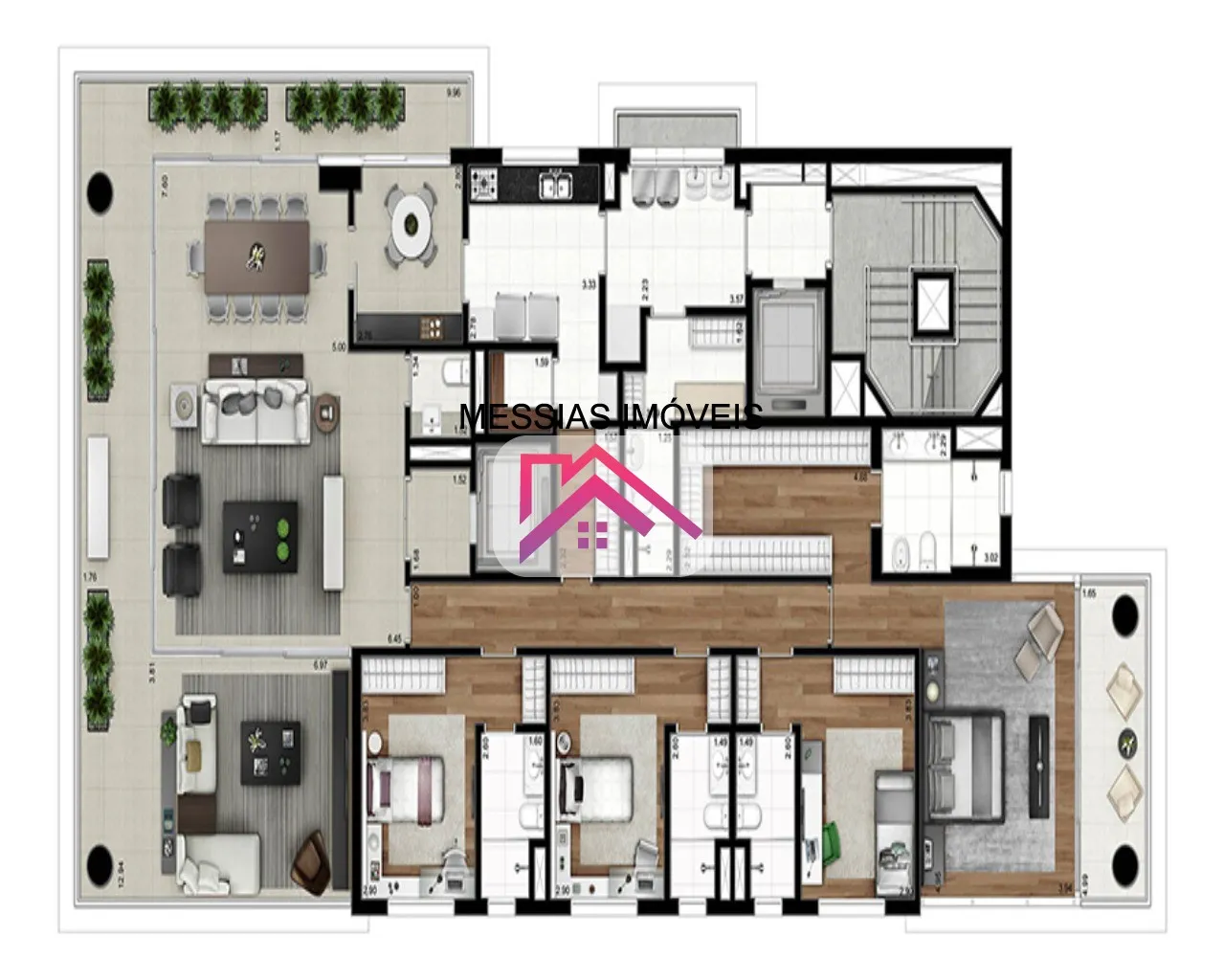 Imagem APARTAMENTO 4 SUITES 4 VAGAS COM DEPOSITO PRIVATIVO - IBIRAPUERA