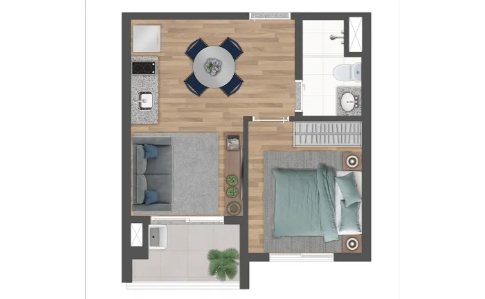 Imagem Apartamento com 1 Quarto à Venda, 31 m² em Indianópolis - São Paulo