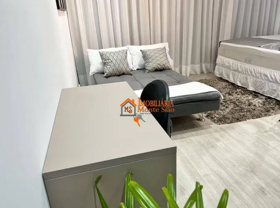 Imagem Studio com 1 dormitório para alugar, 38 m² por R$ 5.225,00/mês - Centro - Guarulhos/SP