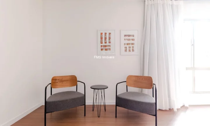 Imagem Apartamento para locação na Consolação com 4 quartos, 1 suíte, 1 sala, 3 banheiros, 2 vagas, 129m².