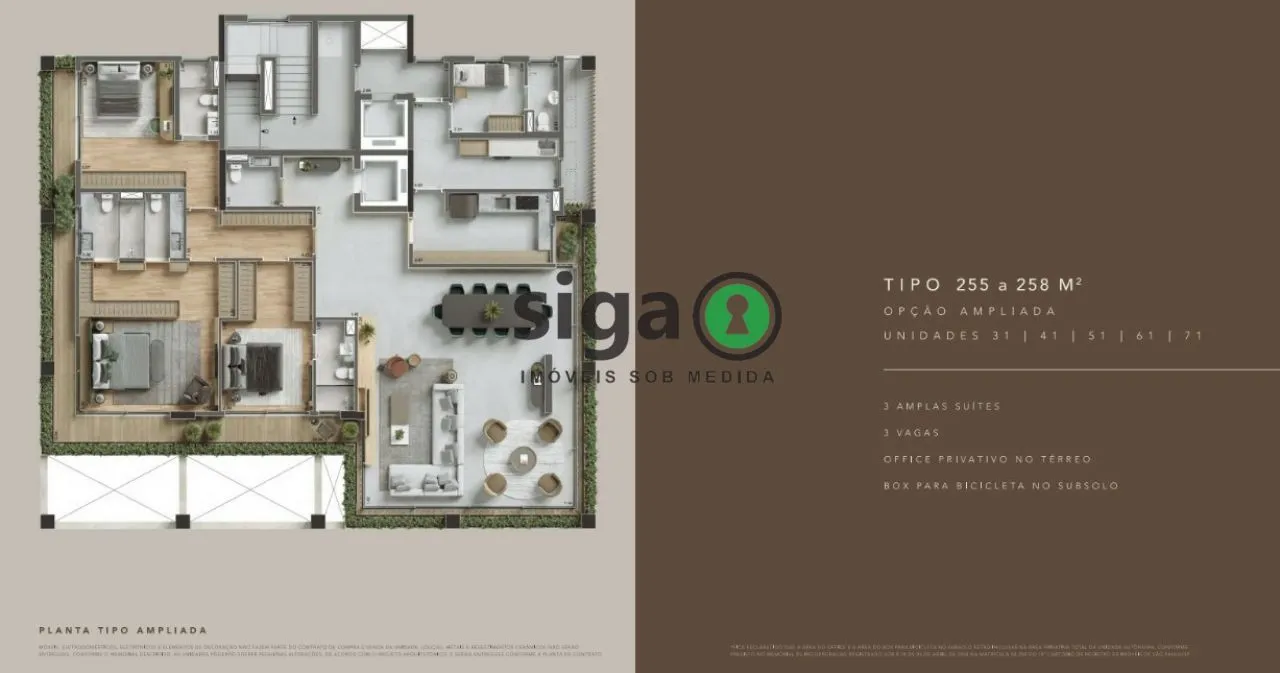 Imagem Apartamento para venda na Vila Nova Conceição 03 suítes, São Paulo - SP