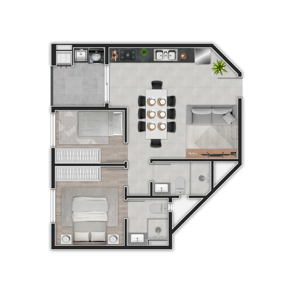 Imagem APARTAMENTO RESIDENCIAL em Curitiba - PR, Bom Retiro