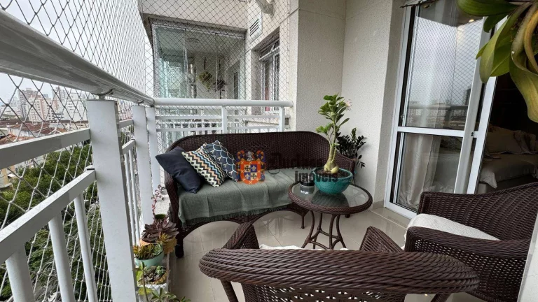 Imagem Apartamento com 3 dormitórios à venda, 84 m² por R$ 840.000 - Marapé - Santos/SP