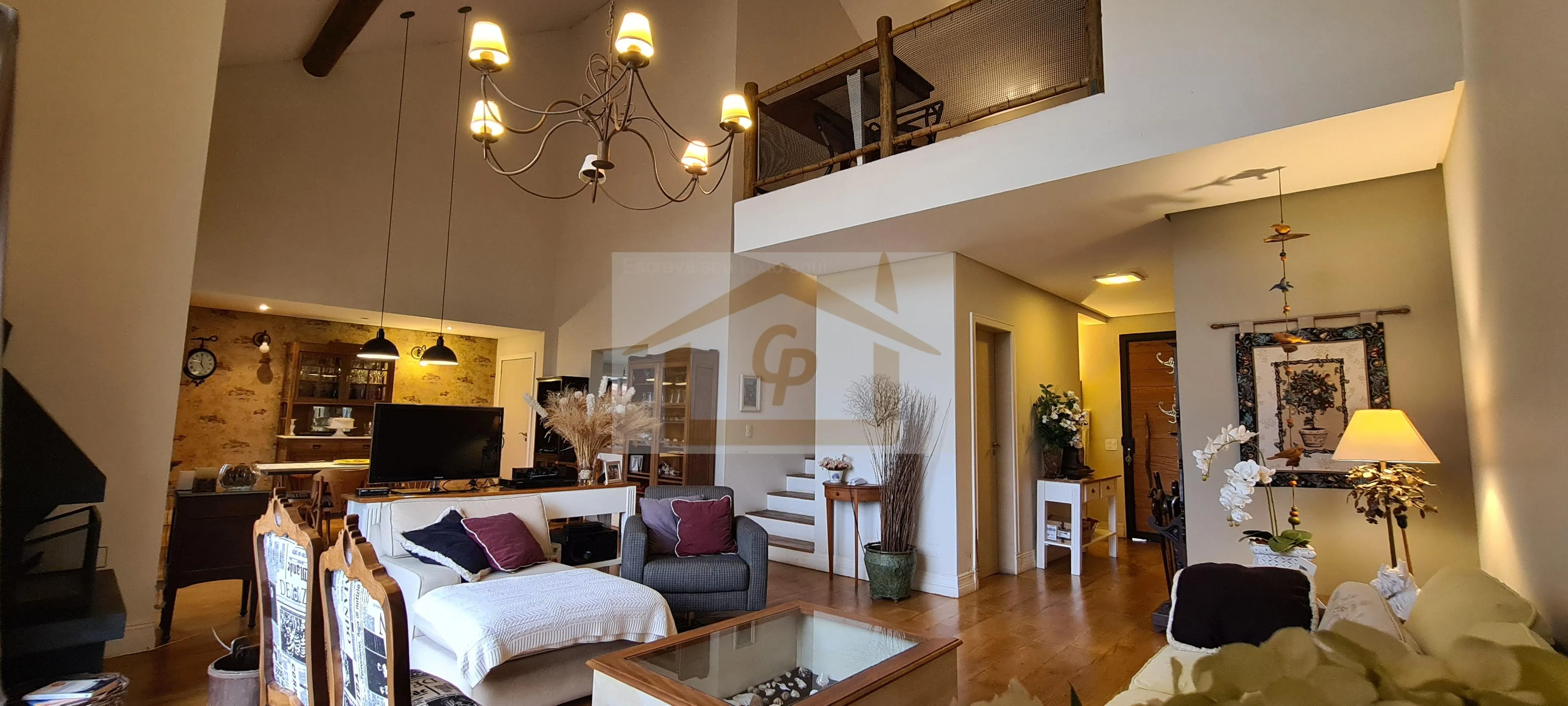 Imagem Casa Alto Padrão em condomínio fechado, 3 quartos sendo 2 suítes, 3 vagas cobertas