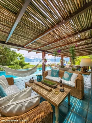 Imagem Casa de luxo à beira-mar em Angra dos Reis-RJ, Monsuaba: 12 quartos, 12 suítes, 7 salas, 11 banheiros, 8 vagas de garagem, 3.000m².