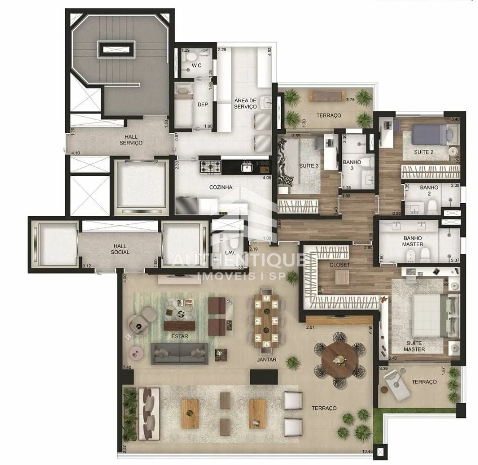 Imagem MAISON HELENA JARDINS - Apartamento à venda em São Paulo/SP