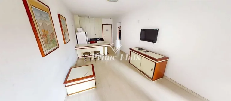 Imagem Flat disponível para venda no The Plazza Residence Flat no Jardim Paulista, com 43m², 1 dormitório e 1 vaga de garagem